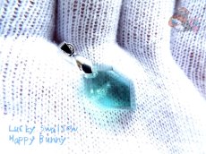 画像12: 工房謹製 小さいブルーフローライト　ネックレス用　ペンダント　別名：Fluorite フルオライト 蒼螢石 青蛍石 No.3095♪ (12)