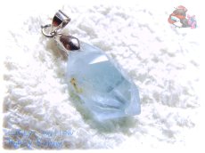 画像5: 宝石品質 マダガスカル産 セレスタイト ネックレス ペンダント 天青石 celestite No.3582 (5)