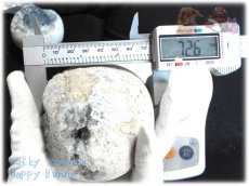 画像4: マダガスカル産 セレスタイト クラスター 結晶 標本 原石（別名：天青石 celestite） No.3886 (4)