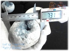 画像3: マダガスカル産 セレスタイト クラスター 結晶 標本 原石（別名：天青石 celestite） No.3889 (3)
