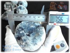画像2: マダガスカル産 セレスタイト クラスター 結晶 標本 原石（別名：天青石 celestite） No.3892 (2)