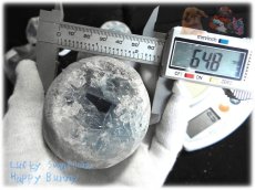 画像4: マダガスカル産 セレスタイト クラスター 結晶 標本 原石（別名：天青石 celestite） No.3896 (4)