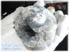 画像2: マダガスカル産 セレスタイト クラスター 結晶 標本 原石（別名：天青石 celestite） No.3897 (2)