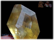 画像17: アイスランド産 オプティカルゴールデンカルサイト結晶 方解石 calcite ノンホールメガルース コレクション向け タスマリン No.3967 (17)
