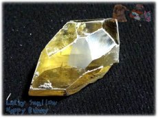 画像16: アイスランド産 オプティカルゴールデンカルサイト結晶 方解石 calcite ノンホールメガルース コレクション向け タスマリン No.3967 (16)