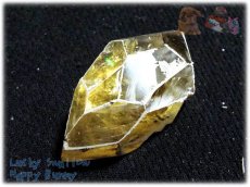 画像12: アイスランド産 オプティカルゴールデンカルサイト結晶 方解石 calcite ノンホールメガルース コレクション向け タスマリン No.3967 (12)