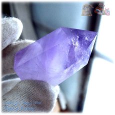画像2: 天然紫水晶ポイント アメジストポイント ♪No.4087 (2)