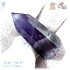 画像5: 天然紫水晶ポイント アメジストポイント ♪No.4094 (5)