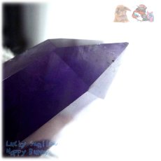 画像9: 天然紫水晶ポイント アメジストポイント ♪No.4094 (9)