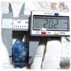 画像7: 秘蔵品 宝石質 特殊希少カラー ブルーフローライト 結晶塊 蛍石 原石 No.4480 (7)