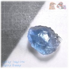 画像5: ◆ 秘蔵品 宝石質 特殊希少カラー ブルーフローライト 欠片 結晶 蛍石 原石 No.4884 (5)