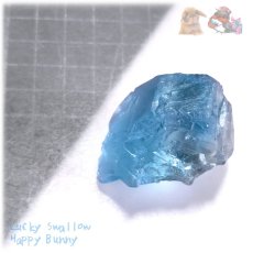 画像5: ◆ 秘蔵品 宝石質 特殊希少カラー ブルーフローライト 欠片 結晶 蛍石 原石 No.4885 (5)
