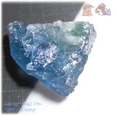 画像2: ◆ 秘蔵品 宝石質 特殊希少カラー ブルーフローライト 欠片 結晶 蛍石 原石 No.4896 (2)