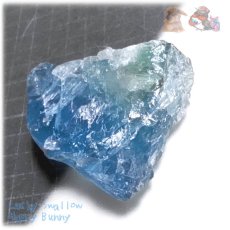 画像4: ◆ 秘蔵品 宝石質 特殊希少カラー ブルーフローライト 欠片 結晶 蛍石 原石 No.4896 (4)