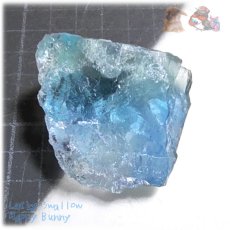 画像2: ◆ 秘蔵品 宝石質 特殊希少カラー ブルーフローライト 欠片 結晶 蛍石 原石 No.4897 (2)