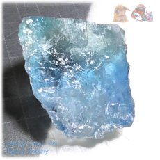 画像3: ◆ 秘蔵品 宝石質 特殊希少カラー ブルーフローライト 欠片 結晶 蛍石 原石 No.4897 (3)