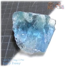 画像4: ◆ 秘蔵品 宝石質 特殊希少カラー ブルーフローライト 欠片 結晶 蛍石 原石 No.4897 (4)