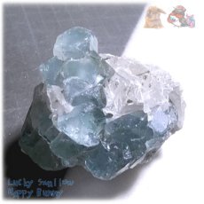 画像4: ◆ 秘蔵品 宝石質 特殊希少カラー ブルーフローライト 欠片 結晶 蛍石 原石 No.4900 (4)