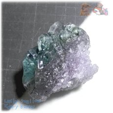 画像4: ◆ 秘蔵品 宝石質 特殊希少カラー ブルーフローライト 欠片 結晶 蛍石 原石 No.4901 (4)
