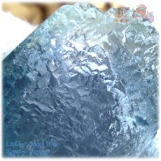 画像3: ◆ 珍しいラダー結晶 秘蔵品 宝石質 特殊希少カラー ブルーフローライト 欠片 結晶 蛍石 原石 No.4935 (3)