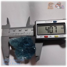 画像7: ◆ 秘蔵品 宝石質 特殊希少カラー ブルーフローライト 欠片 結晶 蛍石 原石 標本 No.4967 (7)