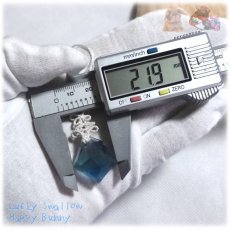 画像7: 本絹 高品質 ブルーフローライト シルクマクラメネックレス てんてんの贈り物♪ No.5074 (7)