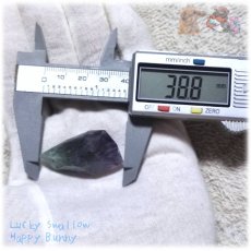 画像12: ◆ ” 魔晶石 ” 特殊バイカラー フローライト 結晶 蛍石 No.5186 (12)