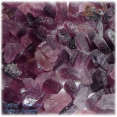 画像1: ◆ 業務用 パープルフローライト 赤紫色 原石 無選別 未洗浄 約100ｇ 量り売り 天然石 ♪3107 (1)