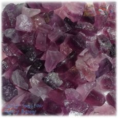 画像2: ◆ 業務用 パープルフローライト 赤紫色 原石 無選別 未洗浄 約100ｇ 量り売り 天然石 ♪3107 (2)