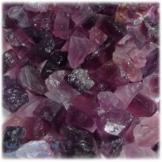 画像3: ◆ 業務用 パープルフローライト 赤紫色 原石 無選別 未洗浄 約100ｇ 量り売り 天然石 ♪3107 (3)