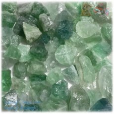 画像2: ◆ 業務用 グリーンフローライト 緑蛍石 原石 無選別 未洗浄 約100ｇ 量り売り 天然石 ♪3120 (2)