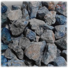 画像5: ◆ 業務用 ブルーアパタイト ラフ 原石 無選別 未洗浄 約100ｇ 量り売り 天然石 ♪3130 (5)