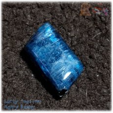 画像10: ◆ 限定品 蛍光反応 チベット産 藍晶石 カイヤナイト Kyanite カボションルース ノンホール No.5224 (10)