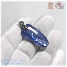 画像6: ◆ 宝石質 結晶 限定品 チベット産 藍晶石 カイヤナイト Kyanite 欠片 原石 ペンダント ネックレス No.5230 (6)