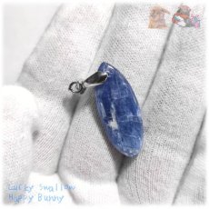 画像9: ◆ きらきら 限定品 チベット産 藍晶石 カイヤナイト Kyanite 欠片 原石 ペンダント ネックレス No.5232 (9)