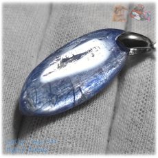 画像10: ◆ きらきら 限定品 チベット産 藍晶石 カイヤナイト Kyanite 欠片 原石 ペンダント ネックレス No.5232 (10)