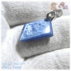 画像6: ◆ 限定品 チベット産 藍晶石 カイヤナイト Kyanite 欠片 原石 ペンダント ネックレス No.5236 (6)