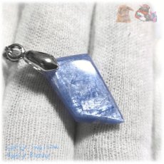 画像10: ◆ 限定品 チベット産 藍晶石 カイヤナイト Kyanite 欠片 原石 ペンダント ネックレス No.5236 (10)