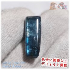 画像2: 非トリートメント カイヤナイト カボション ルース チベット産 裸石 藍晶石 カイヤナイト No.5535 (2)