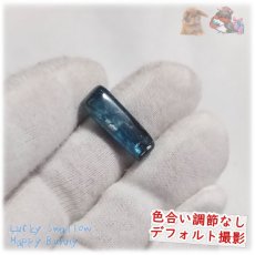 画像4: 非トリートメント カイヤナイト カボション ルース チベット産 裸石 藍晶石 カイヤナイト No.5535 (4)