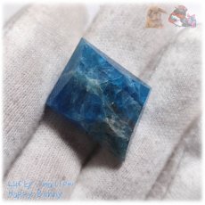 画像2: 海の宝石 コレクション向け ブルーアパタイト マダガスカル産 No.5698 (2)