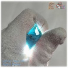 画像2: アクア 海の宝石 コレクション向け ブルーアパタイト マダガスカル産 燐灰石 apatite No.5699 (2)