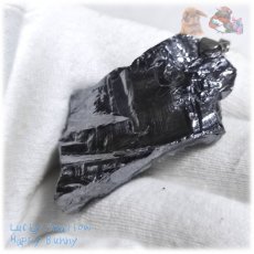 画像3: 約 55mm SUS304金具 非金属炭素鉱石 エリートシュンガイト 金属光沢 高純度化品 ペンダント ネックレス No.5746 (3)