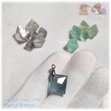 画像5: 中国産 グリーンブルーフローライト 蛍石 ペンダント ネックレス fluorite No.5752 (5)
