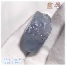 画像3: 特別な素材 天青石 セレスタイト 原石 結晶 ラフロック celestite No.5758 (3)