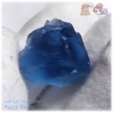 画像6: 特別な素材 秘蔵品 宝石質 特殊希少カラー コバルトブルー ブルーフローライト 欠片 結晶 蛍石 原石 標本 青蛍石 blue fluorite No.5759 (6)