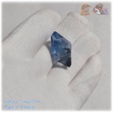 画像7: 標本宝石 青空の宝石 海の宝石 希少特殊カラー ブルーフローライト 青蛍石 標本結晶加工品 ファセットカット ルース ノンホール blue fluorite No.5765 (7)