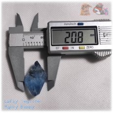 画像14: 標本宝石 青空の宝石 海の宝石 希少特殊カラー ブルーフローライト 青蛍石 標本結晶加工品 ファセットカット ルース ノンホール blue fluorite No.5765 (14)