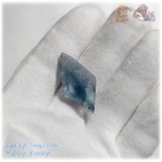 画像7: 大きな標本宝石 青空の宝石 海の宝石 希少特殊カラー ブルーフローライト 青蛍石 標本結晶加工品 ファセットカット ルース ノンホール blue fluorite No.5766 (7)