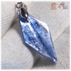 画像1: カイヤナイト 藍晶石 チベット産 ペンダント ネックレス Kyanite No.5774 (1)
